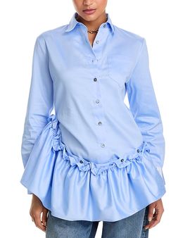 Rokh rokh Ruffled Tunic Shirt
