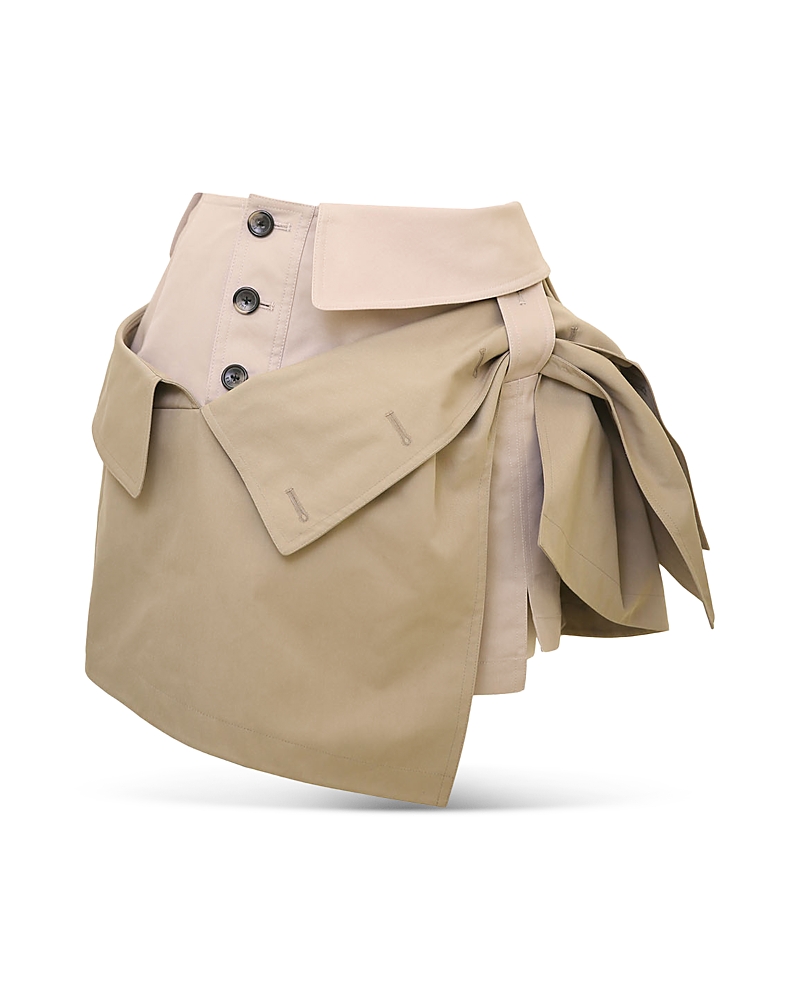 Rokh - rokh Trench Element Layered Skirt