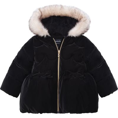 Rokka&Rolla Rokka&Rolla Kids' Luxe Bow Puffer Coat