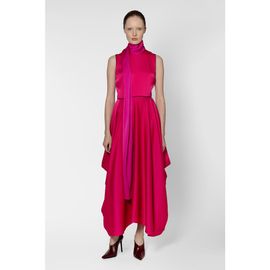 Roksanda Roksanda Aela Textured Satin Maxi Dress