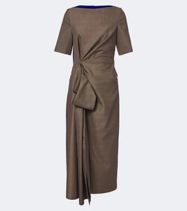 Roksanda Roksanda Caia draped wool midi dress