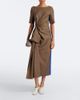 Roksanda Roksanda Caia draped wool midi dress - 2