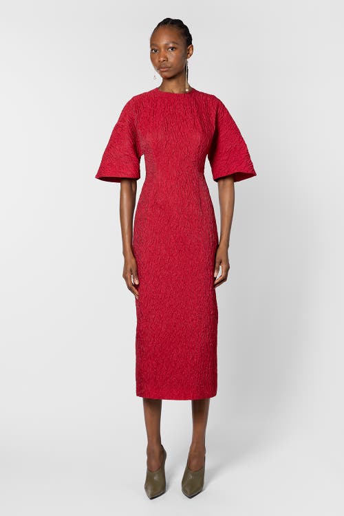 Roksanda Roksanda Falah Cloque Textured Midi Dress
