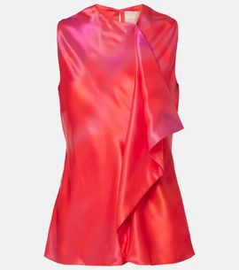 Roksanda Roksanda Kiara printed draped top
