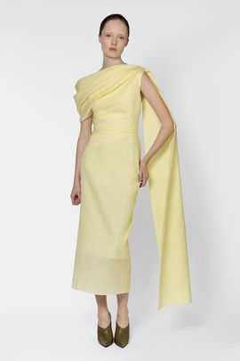 Roksanda Roksanda Maite Asymmetric Textured Midi Dress