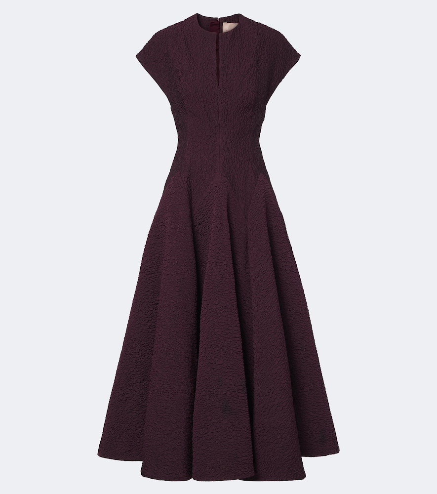 Roksanda - Elva asymmetric crêpe midi dress