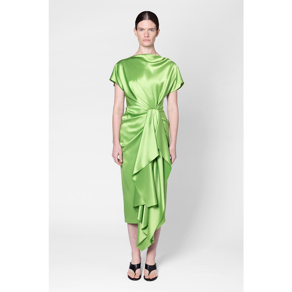 Roksanda Roksanda Satin Draped Zoa Midi Dress