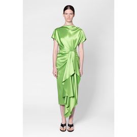Roksanda Roksanda Satin Draped Zoa Midi Dress