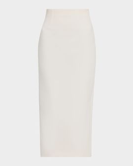 Roland Mouret Crepe Midi Skirt