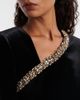 Roland Mouret Roland Mouret Asymmetric embellished velvet top - 4