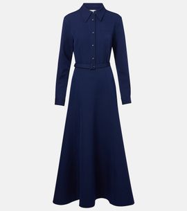 Roland Mouret Roland Mouret Belted crêpe shirt dress