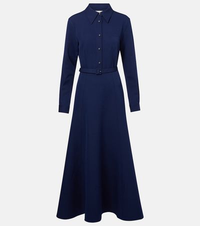 Roland Mouret Roland Mouret Belted crêpe shirt dress