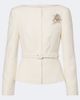 Roland Mouret Roland Mouret Belted embellished bouclé jacket - 1