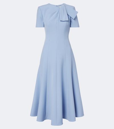 Roland Mouret Roland Mouret Bow-detail crêpe cocktail dress