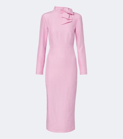 Roland Mouret Roland Mouret Bow-detail jacquard cocktail dress
