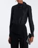 Roland Mouret Roland Mouret Bow-detail jacquard ramie and silk bodysuit - 2