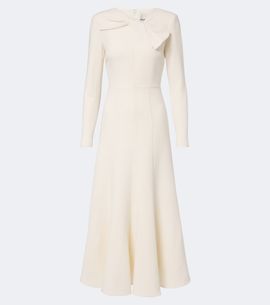 Roland Mouret Roland Mouret Bow-detail wool crêpe cocktail dress
