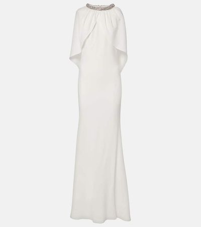 Roland Mouret Roland Mouret Bridal embellished caped gown