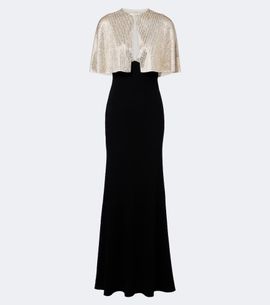 Roland Mouret Roland Mouret Caped embellished gown