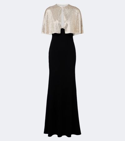 Roland Mouret Roland Mouret Caped embellished gown