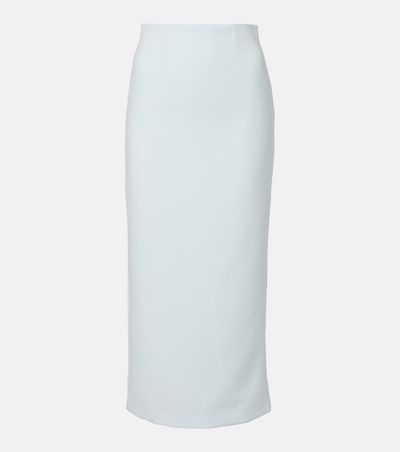 Roland Mouret Roland Mouret Caped satin crÃªpe midi skirt