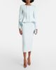 Roland Mouret Roland Mouret Caped satin crÃªpe midi skirt - 2