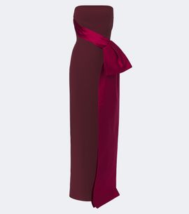 Roland Mouret Roland Mouret Draped crêpe bustier gown