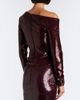 Roland Mouret Roland Mouret Draped sequined asymmetric top - 4