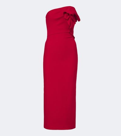 Roland Mouret Roland Mouret Draped wool and silk corset dress