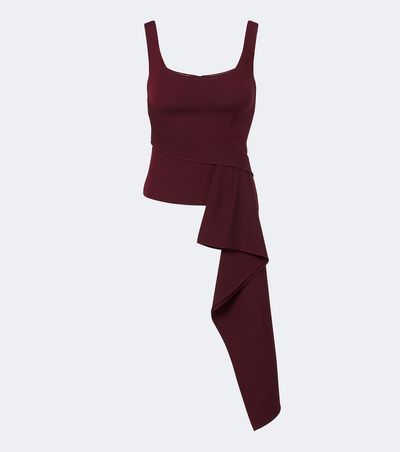 Roland Mouret Roland Mouret Draped wool and silk top