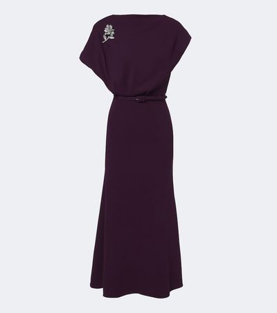 Roland Mouret Roland Mouret Embellished cady cocktail dress