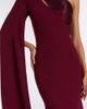 Roland Mouret Roland Mouret Embellished caped one-shoulder gown - 4