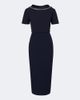Roland Mouret Roland Mouret Embellished crêpe midi dress - 1