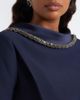 Roland Mouret Roland Mouret Embellished crêpe midi dress - 3