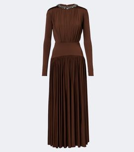 Roland Mouret Roland Mouret Embellished gathered jersey maxi dress