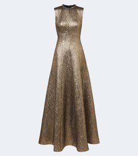 Roland Mouret Roland Mouret Embellished lamé jacquard gown