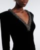Roland Mouret Roland Mouret Embellished velvet minidress - 4