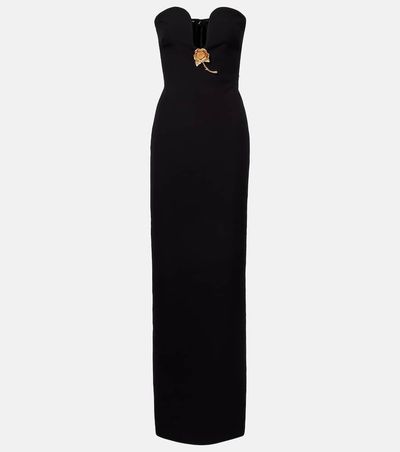 Roland Mouret Roland Mouret Floral-appliquÃ© strapless gown