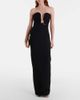 Roland Mouret Roland Mouret Floral-appliquÃ© strapless gown - 2