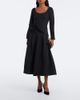 Roland Mouret Roland Mouret Floral-appliqué wool and silk midi dress - 2