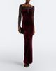 Roland Mouret Roland Mouret Lace-trimmed velvet gown - 2
