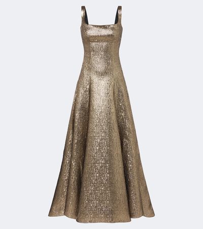 Roland Mouret Roland Mouret Lamé jacquard gown