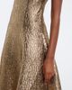 Roland Mouret Roland Mouret Lamé jacquard gown - 5