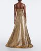 Roland Mouret Roland Mouret Lamé jacquard gown - 6