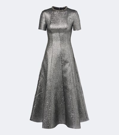 Roland Mouret Roland Mouret Lamé jacquard maxi dress