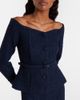 Roland Mouret Roland Mouret Off-shoulder bouclÃ© top - 3