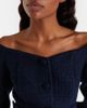 Roland Mouret Roland Mouret Off-shoulder bouclÃ© top - 4