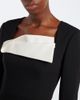 Roland Mouret Roland Mouret Paneled crêpe cocktail dress - 3
