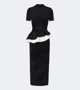 Roland Mouret Roland Mouret Paneled peplum cocktail dress