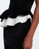 Roland Mouret Roland Mouret Paneled peplum cocktail dress - 5